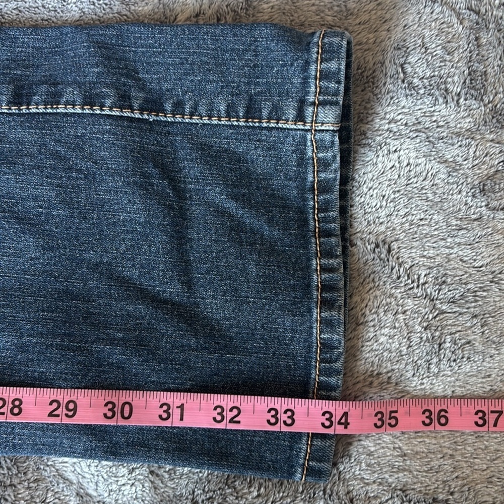 Wrangler Aura Blue Denim Jeans Size 6P Tall - Picture 6 of 7